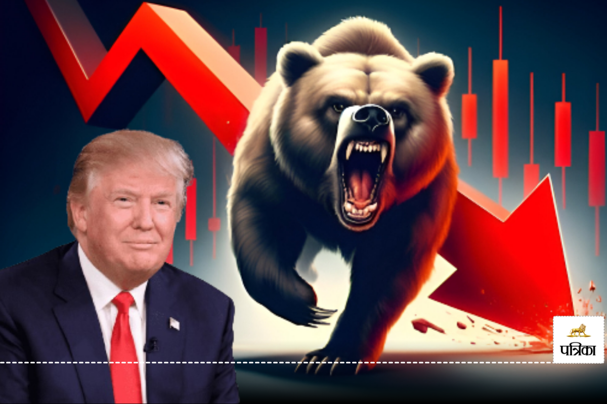 Trump के US टैरिफ वॉर से शेयर मार्केट धड़ाम, Sensex और Nifty में भारी गिरावट