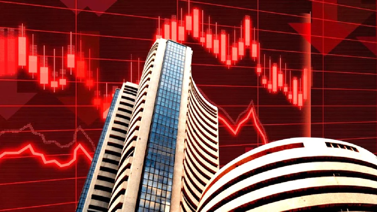 Share Market Today: शेयर बाजार में जोरदार गिरावट! Sensex 700 अंक धड़ाम, Nifty 23,300 के नीचे फिसला